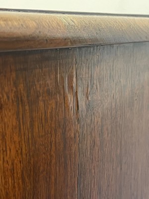 Lot 157 - A George I and later walnut chest of drawers