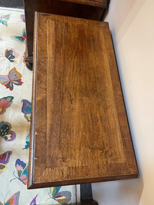 Lot 157 - A George I and later walnut chest of drawers