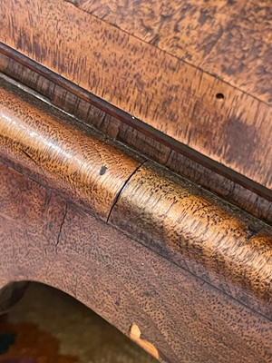 Lot 157 - A George I and later walnut chest of drawers