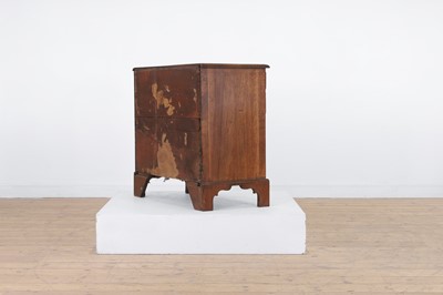 Lot 157 - A George I and later walnut chest of drawers