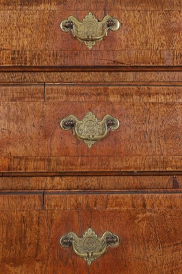 Lot 157 - A George I and later walnut chest of drawers