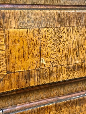 Lot 157 - A George I and later walnut chest of drawers