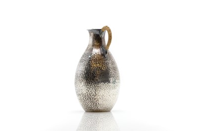 Lot 25 - A Japanese silver sake ewer