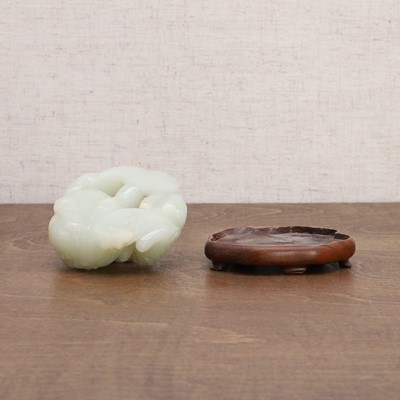 Lot 112 - A Chinese jade carving