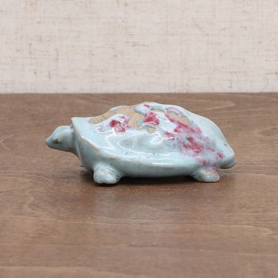 Lot 101 - A Chinese turquoise-glazed figure