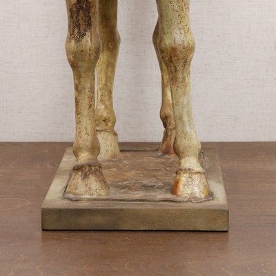 Lot 8 - A Chinese sancai-glazed pottery horse