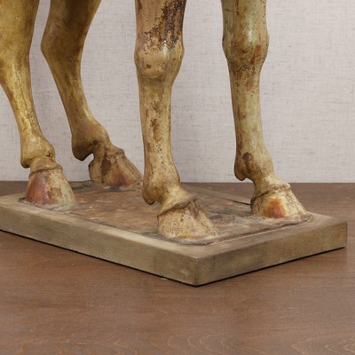 Lot 8 - A Chinese sancai-glazed pottery horse