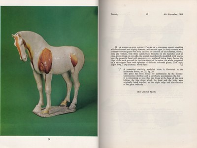 Lot 8 - A Chinese sancai-glazed pottery horse