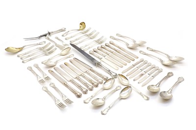 Lot 29 - A Gorham Sterling silver 'Chantilly' pattern flatware service