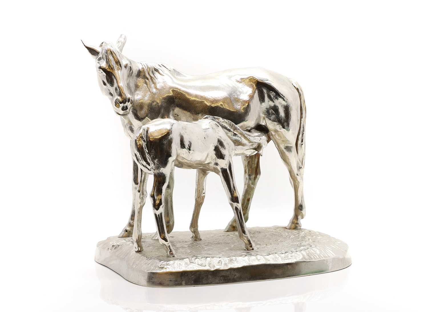 Lot 219 - A Soviet Kasli foundry steel sculpture