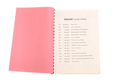 Lot 10 - 'Wham! Breaks China'