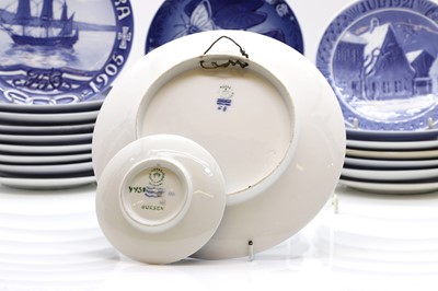 Lot 103 - A group of thirty Royal Copenhagen Year and Commemorative plates