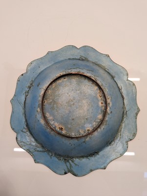 Lot 65 - A Chinese cloisonné plate