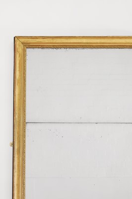 Lot 42 - A giltwood pier mirror
