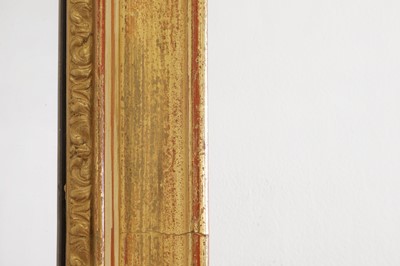 Lot 42 - A giltwood pier mirror