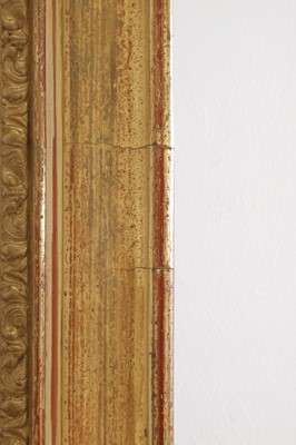 Lot 42 - A giltwood pier mirror