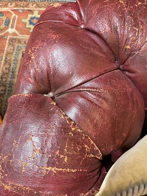 Lot 52 - A late Victorian chesterfield sofa