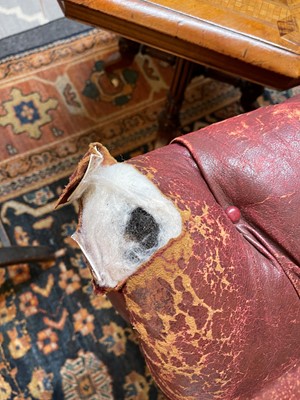 Lot 52 - A late Victorian chesterfield sofa