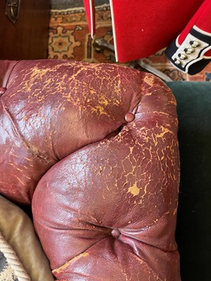 Lot 52 - A late Victorian chesterfield sofa