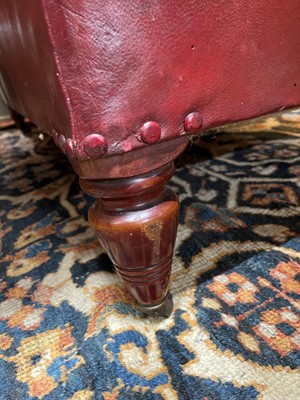 Lot 52 - A late Victorian chesterfield sofa