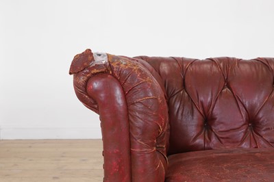 Lot 52 - A late Victorian chesterfield sofa