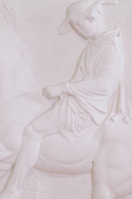 Lot 36 - An imitation marble relief panel after the antique