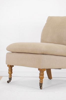 Lot 7 - An upholstered nursing chair by OKA