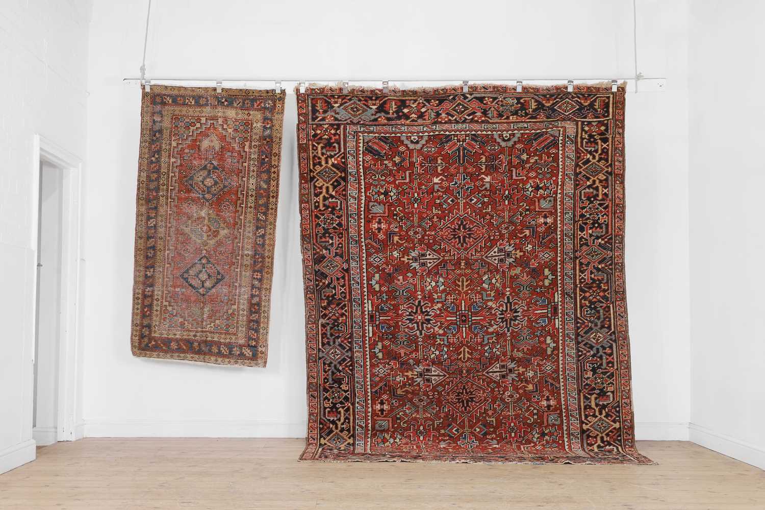 Lot 5 - Two Persian Heriz wool rugs