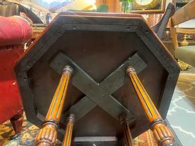 Lot 65 - A Victorian walnut and specimen wood occasional table in the manner of Gillows
