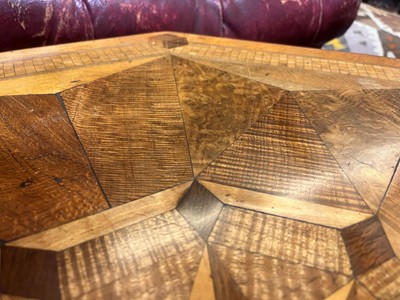 Lot 65 - A Victorian walnut and specimen wood occasional table in the manner of Gillows