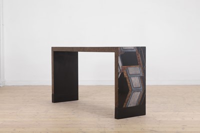 Lot 29 - A Chinese-style coromandel lacquer console table