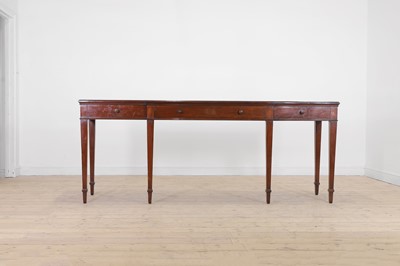 Lot 70 - A George III-style mahogany serving table by Howard & Sons
