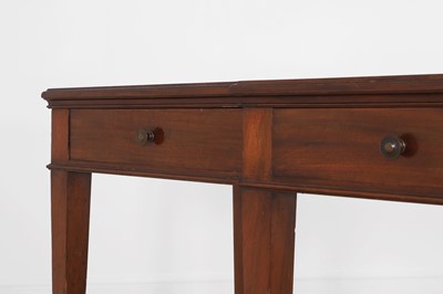 Lot 70 - A George III-style mahogany serving table by Howard & Sons