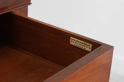 Lot 70 - A George III-style mahogany serving table by Howard & Sons