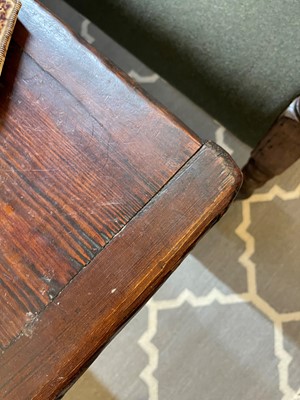Lot 74 - A long pine refectory table