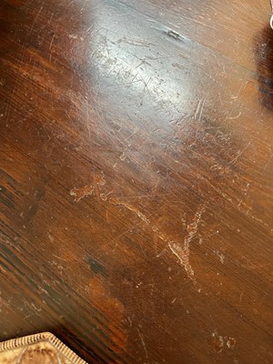 Lot 74 - A long pine refectory table