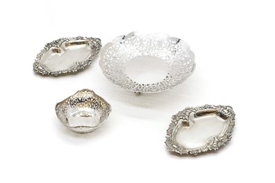 Lot 69 - A group of four silver dishes