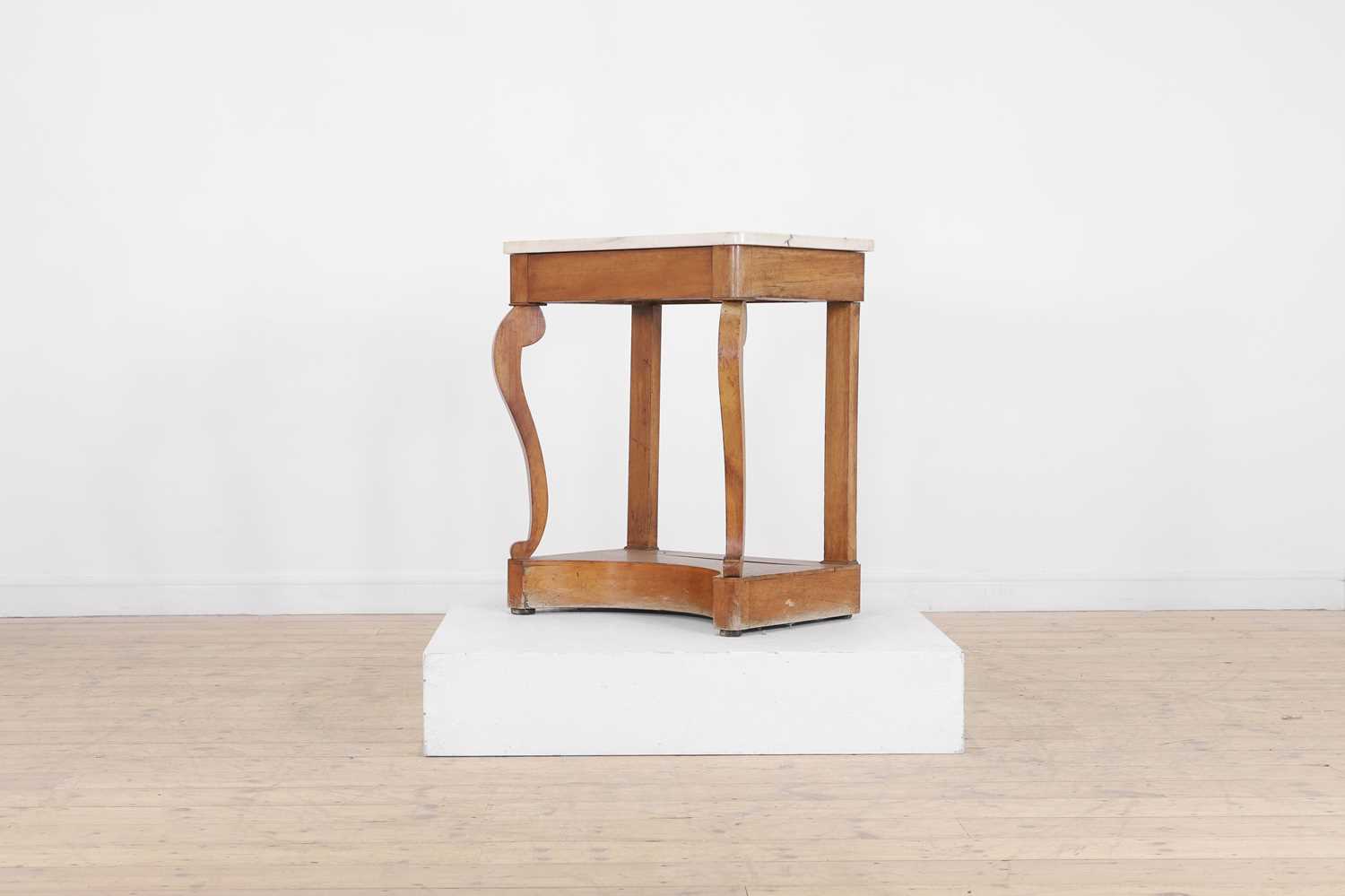 Lot 39 - A provincial cherrywood side table