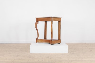 Lot 39 - A provincial cherrywood side table