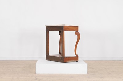 Lot 39 - A provincial cherrywood side table
