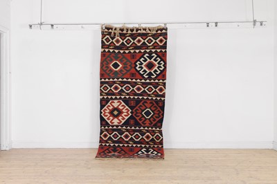 Lot 86 - A kilim flat-weave runner