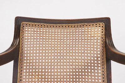 Lot 15 - A Regency mahogany bergère armchair
