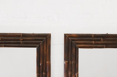 Lot 30 - A pair of bamboo mirrors by OKA