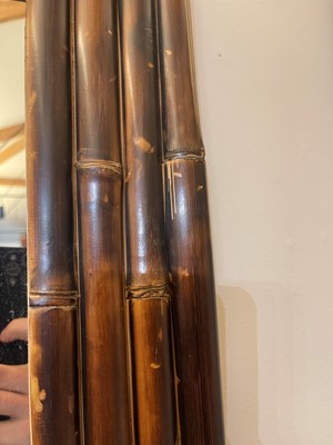 Lot 30 - A pair of bamboo mirrors by OKA