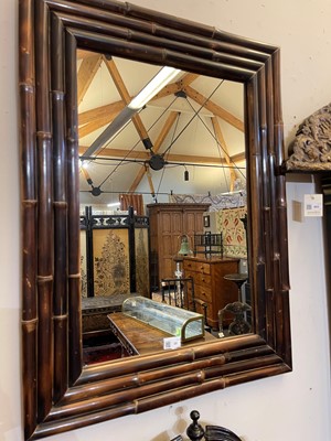 Lot 30 - A pair of bamboo mirrors by OKA