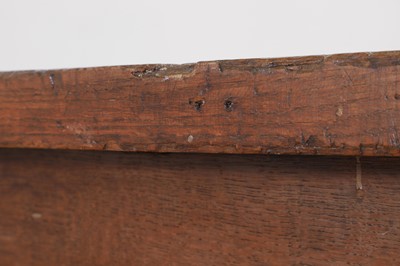 Lot 46 - A provincial oak kitchen preparation table