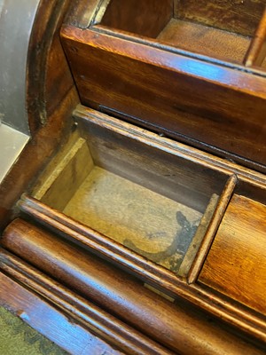 Lot 241 - A camphor and brass campaign writing box