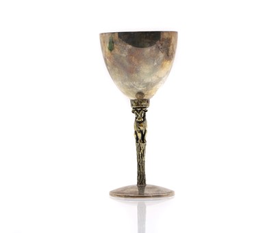 Lot 1 - A Stuart Devlin silver goblet