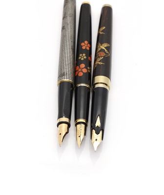 Lot 239 - A group of three fountain pens