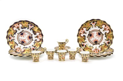 Lot 207 - A Royal Crown Derby Imari porcelain tea service